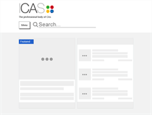 Tablet Screenshot of icas.com