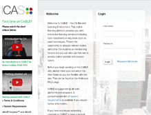 Tablet Screenshot of cable.icas.org.uk