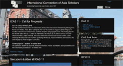 Desktop Screenshot of icas.asia